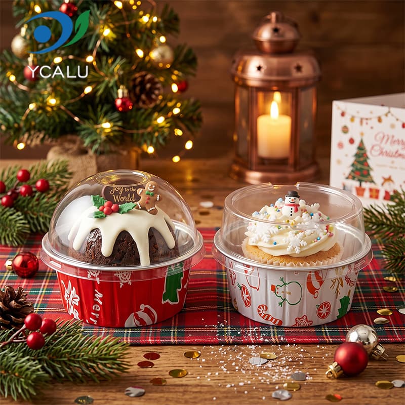 Christmas Custom Aluminum Foil Baking Cup