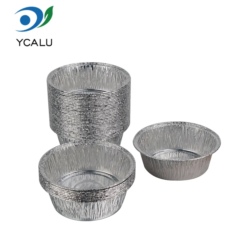 ຮອບຂະຫນາດນ້ອຍ baking ເງິນ Aluminum Foil Containers