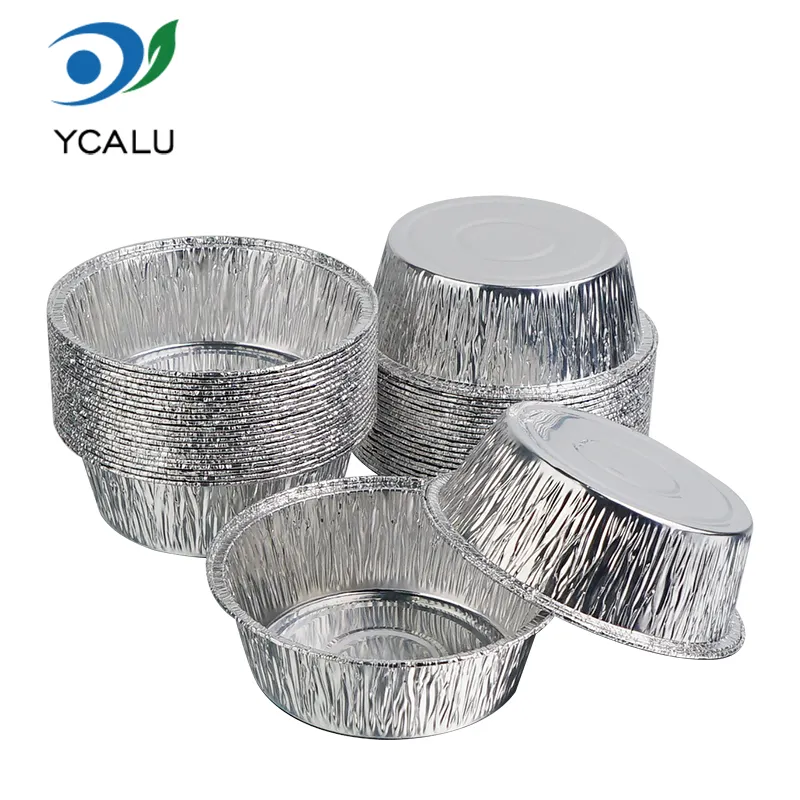 ຮອບຂະຫນາດນ້ອຍ baking ເງິນ Aluminum Foil Containers