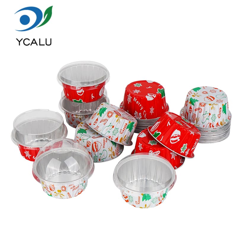 Christmas Custom Aluminum Foil Baking Cup Christmas Custom Aluminum Foil Baking Cup