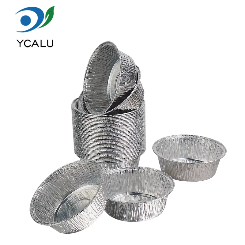 ຮອບຂະຫນາດນ້ອຍ baking ເງິນ Aluminum Foil Containers