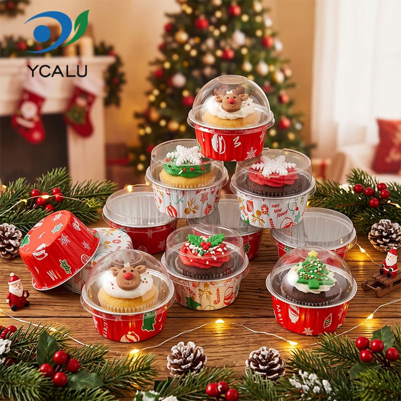 Christmas Custom Aluminum Foil Baking Cup