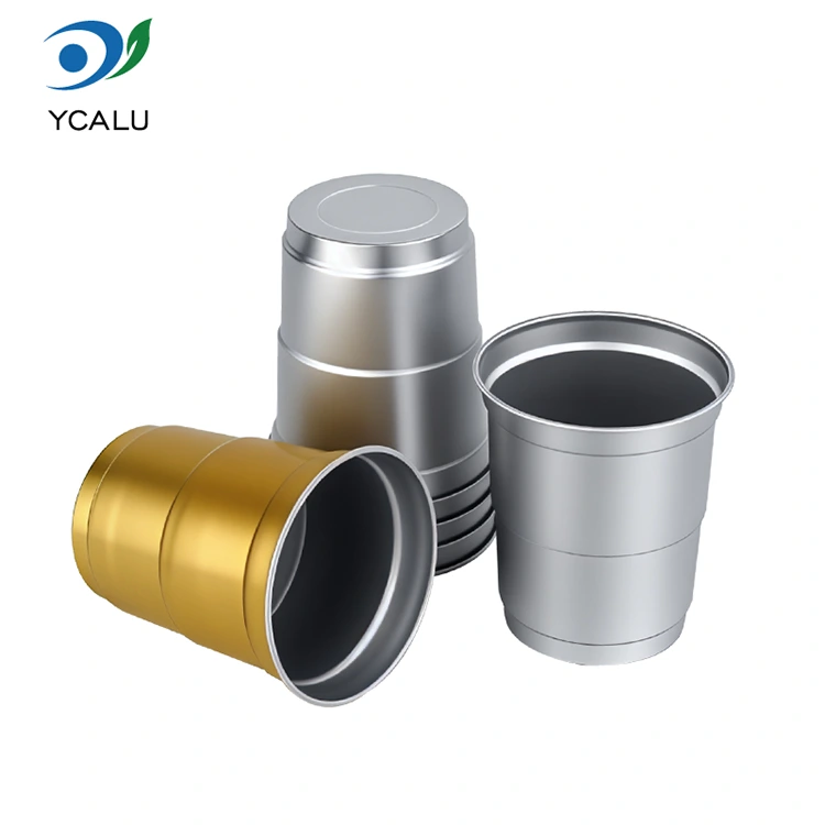 ຈອກເຄື່ອງດື່ມອາລູມິນຽມ 9oz Disposable Aluminum Cold Drink