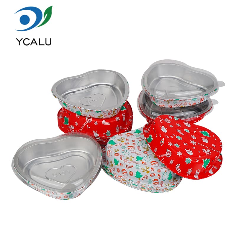 Christmas Custom-shaped Aluminum Foil Baking Container