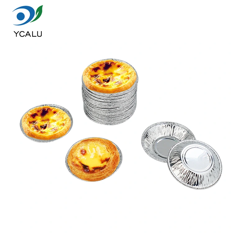 Disposable air fryer egg tarts Silver Aluminum Foil ຕູ້ບັນຈຸອາຫານ Disposable air fryer egg tarts Silver Aluminum Foil ຕູ້ບັນຈຸອາຫານ