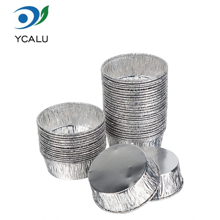 ຖາດເຄ້ກທີ່ຖິ້ມແລ້ວ baking ເງິນ Aluminum Foil ບັນຈຸອາຫານ