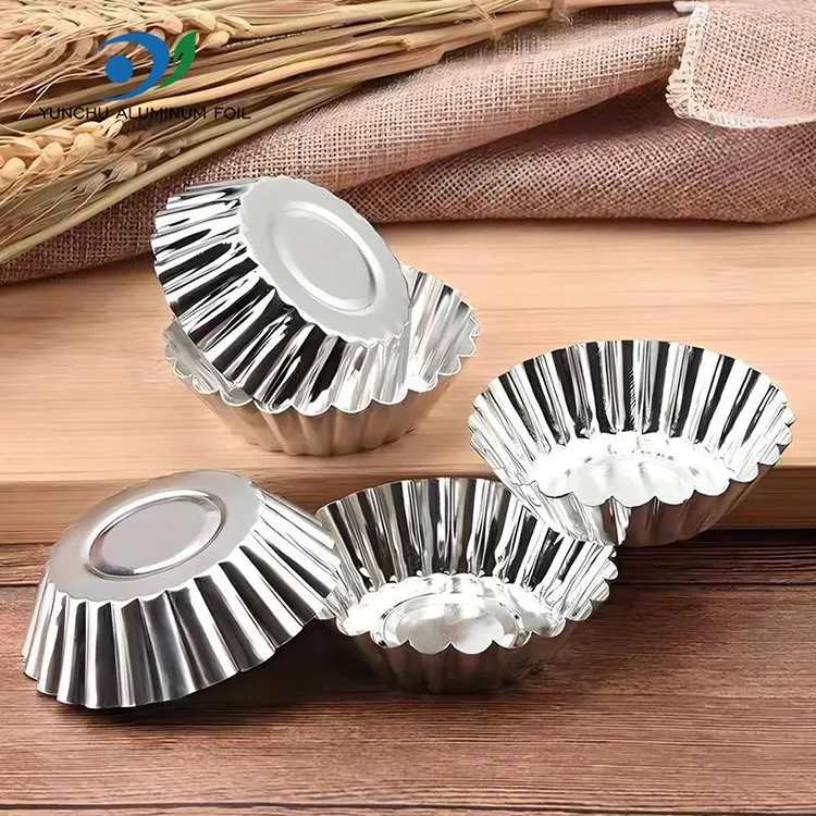 ໄຂ່ມຸກ Tart Tart Toast Baking Solor aluminum ບັນຈຸອາຫານອາຫານ