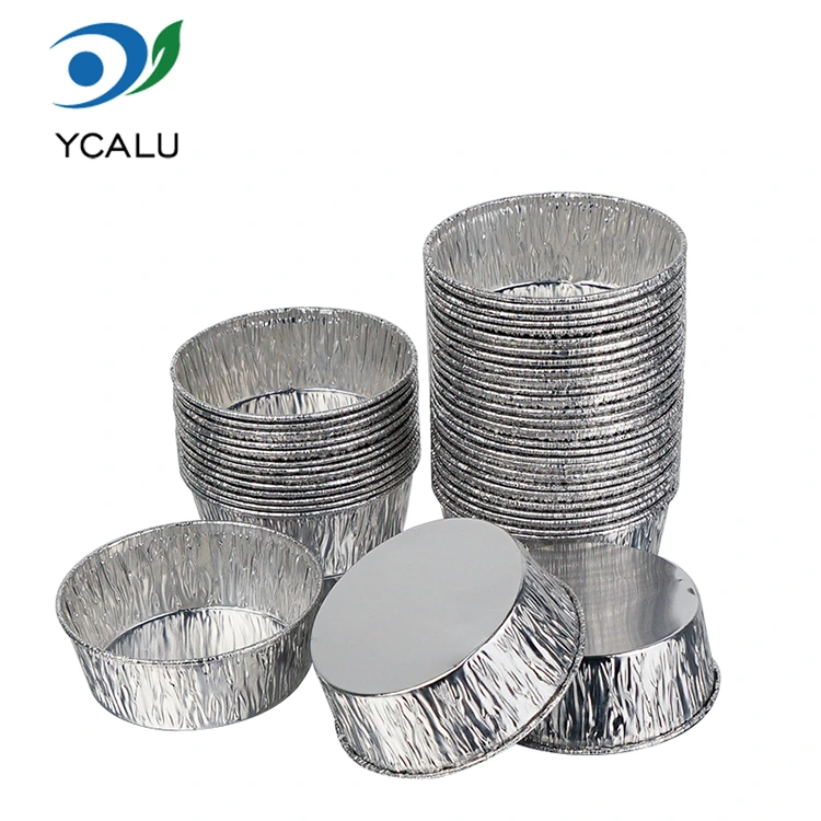 Food Grade Aluminum Foil Pans Cake Pans ສໍາລັບ Baking ແລະການຫຸ້ມຫໍ່ cake