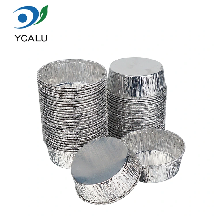 Food Grade Aluminum Foil Pans Cake Pans ສໍາລັບ Baking ແລະການຫຸ້ມຫໍ່ cake