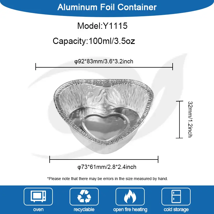ເຄື່ອງບັນຈຸ frylineum ອາກາດທີ່ມີຮູບຫົວໃຈ