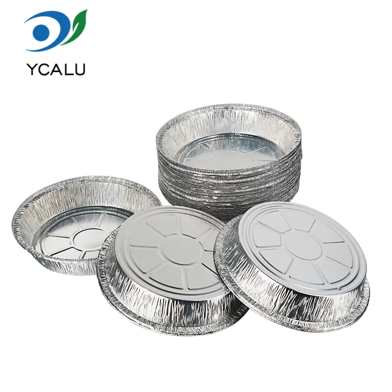 Air Fryer ອາຫານ Silver Aluminum Foil Containers