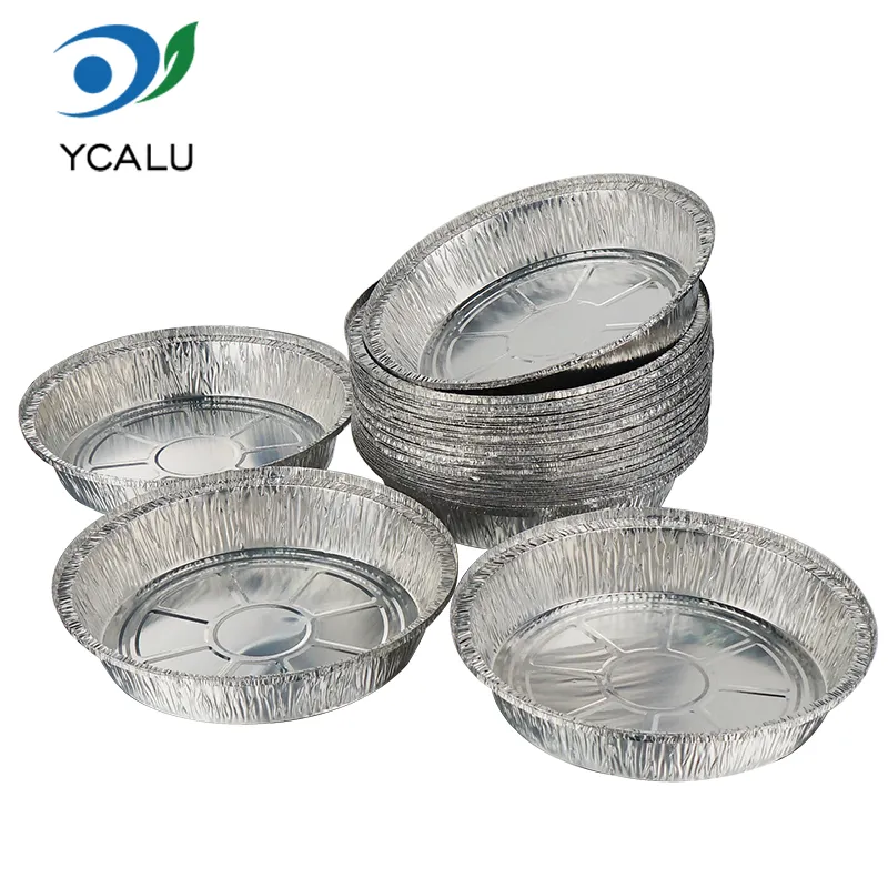 Air Fryer ອາຫານ Silver Aluminum Foil Containers