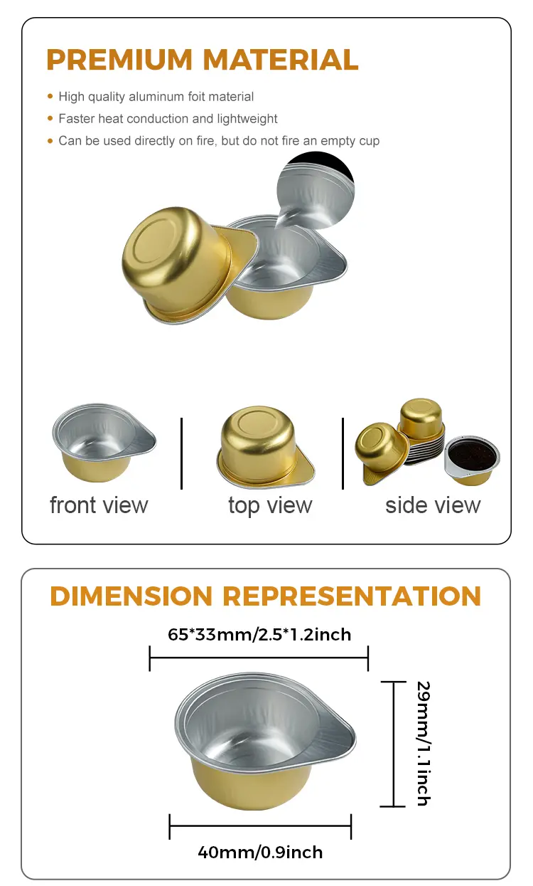 Aluminum foil sealing Silicone-Seal-Free Empty Coffee Capsule