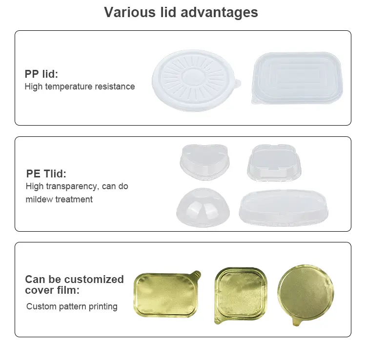 Disposable catering Golden Round Aluminum Foil Containers