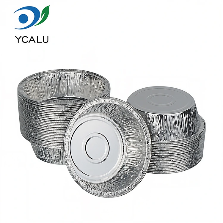 Disposable BBQ Air Fryer Silver Aluminum Foil ເຄື່ອງບັນຈຸອາຫານ