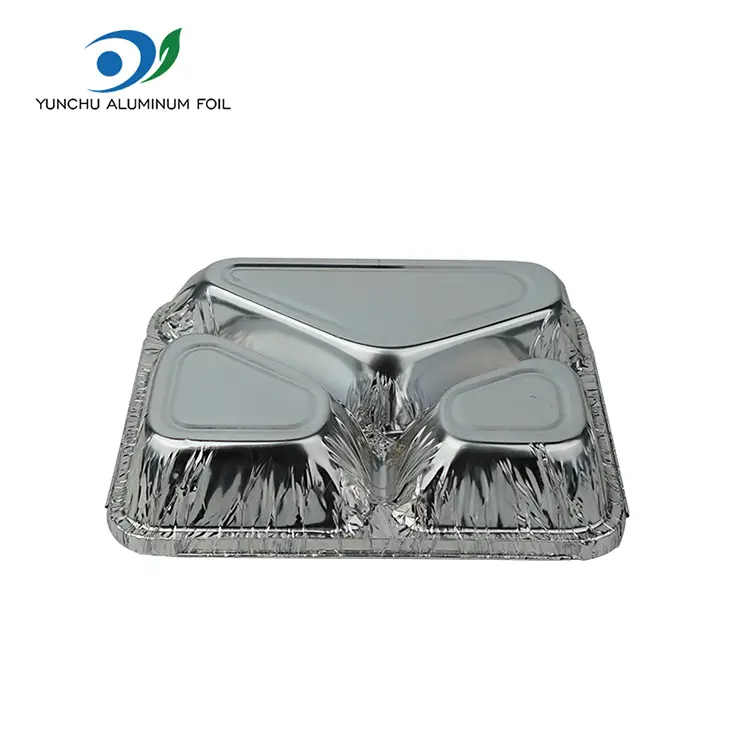 Aluminum Foil ຮູບຮ່າງພິເສດ Takeaway Containers ສໍາລັບການຫຸ້ມຫໍ່ອາຫານ