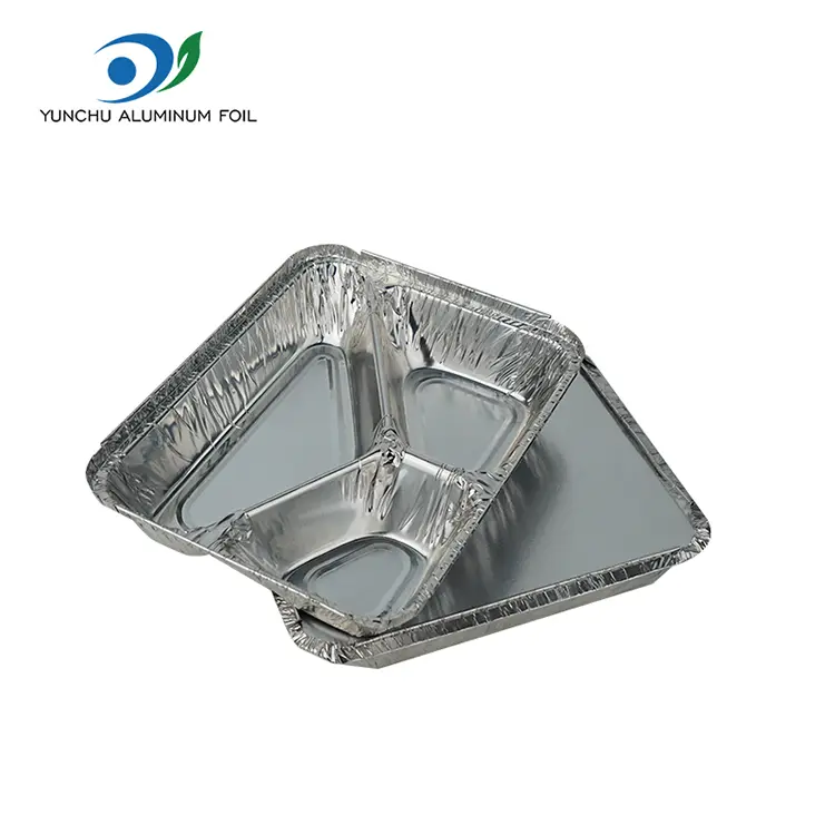 Aluminum Foil ຮູບຮ່າງພິເສດ Takeaway Containers ສໍາລັບການຫຸ້ມຫໍ່ອາຫານ